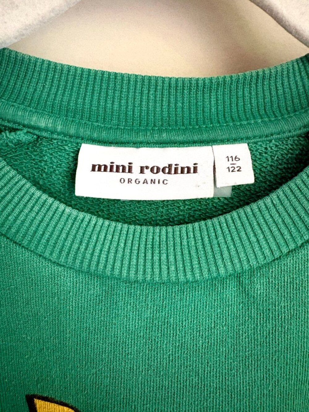 Mini Rodini Organic Cotton "Blah Blah Blah" Crewneck Sweatshirt - Picture 2 of 4